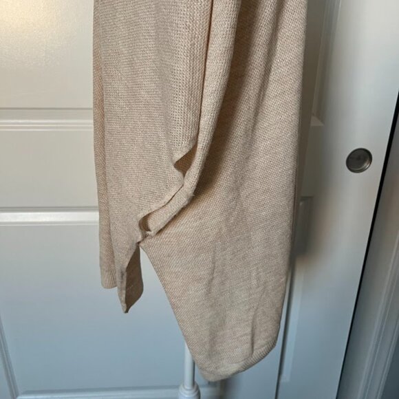 Ann Taylor LOFT Open Front Draped Lightweight Knit Sweater Cardigan Size M/L - Picture 6 of 14